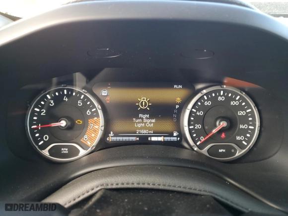 2023 Jeep Renegade Latitude with VIN ZACNJDB15PPP69305, listed as a Copart auction lot 45684765 with 21,680 mi miles and Clean Title. Bid and sale history available at carsss.com. Image 9.