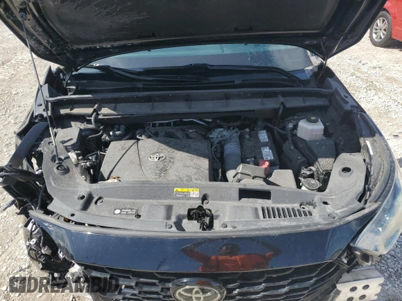 2022 Toyota Highlander XSE with VIN 5TDLZRAH3NS115126, listed as a Copart auction lot 62293825 with 59,189 mi miles and Salvage title. Bid and sale history available at DreamBid. Image 12.