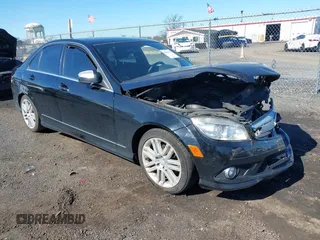 2009 Mercedes-Benz C 300 Sport with VIN WDDGF81X49F271862, listed as a IAAI auction lot 41816170 with 54,886 mi miles and . Bid and sale history available at DreamBid. Image 1.