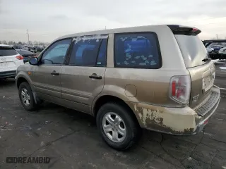 2007 Honda Pilot LX with VIN 5FNYF28197B042611, listed as a Copart auction lot 45709445 with 163,573 mi miles and Salvage Title. Bid and sale history available at carsss.com. Image 2.