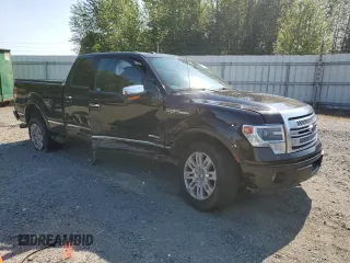 2013 Ford F-150 XL with VIN 1FTFW1ET8DFC43527, listed as a Copart auction lot 59444235 with 93,588 mi miles and Salvage title. Bid and sale history available at DreamBid. Image 4.