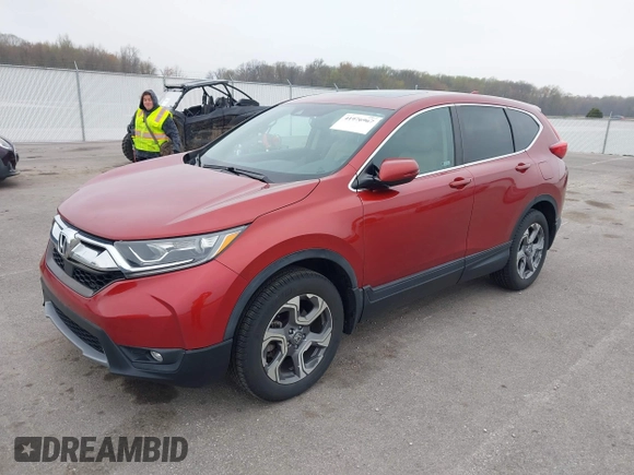 2019 Honda CR-V EX-L with VIN 2HKRW2H87KH635251, listed as a IAAI auction lot 41976967 with 88,378 mi miles and . Bid and sale history available at DreamBid. Image 18.