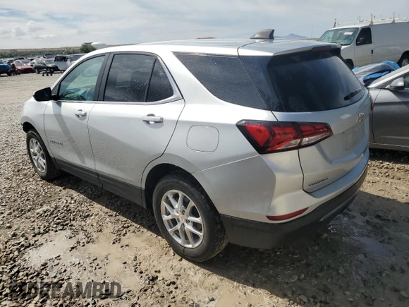 2022 Chevrolet Equinox LT z VIN 3GNAXUEV5NL203155, wystawiony jako Copart lot #60285385 z przebiegiem 112 071 mil mil oraz Czysty tytuł • Clean title. Historia ofert i sprzedaży dostępna na DreamBid. Obrazek 2.