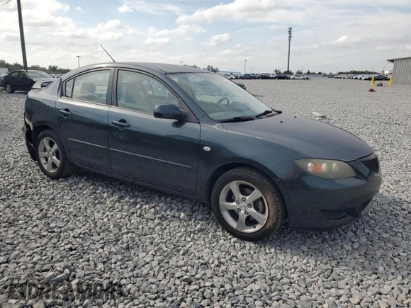 2006 Mazda 3 i with VIN JM1BK12F761483967, listed as a Copart auction lot 54204115 with 60,871 mi miles and Salvage Title. Bid and sale history available at carsss.com. Image 4.