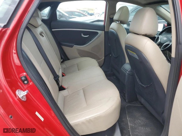 2013 Hyundai Elantra GT with VIN KMHD35LE9DU058373, listed as a Copart auction lot 59804034 with 131,539 mi miles and Salvage Title. Bid and sale history available at carsss.com. Image 10.