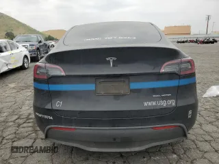 2024 Tesla Model Y Long Range with VIN 7SAYGDEE8RA238798, listed as a Copart auction lot 54401175 with Not provided miles and Salvage title. Bid and sale history available at DreamBid. Image 6.