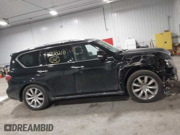 2013 Infiniti QX56 z VIN JN8AZ2NE2D9060510, wystawiony jako IAAI lot #41700210 z przebiegiem 174 834 mil mil oraz . Historia ofert i sprzedaży dostępna na DreamBid. Obrazek 13.