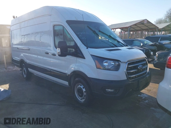 2020 Ford Transit Cargo with VIN 1FTBW3X82LKA91396, listed as a IAAI auction lot 41310803 with 60,760 mi miles and . Bid and sale history available at DreamBid. Image 1.