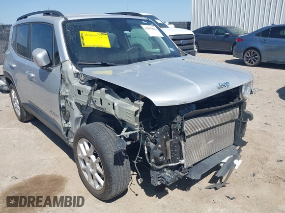 2020 Jeep Renegade Altitude with VIN ZACNJABB8LPL11534, listed as a IAAI auction lot 41855886 with 69,796 mi miles and . Bid and sale history available at DreamBid. Image 6.