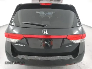 2015 Honda Odyssey Touring Elite with VIN 5FNRL5H95FB017434, listed as a Copart auction lot 55011035 with 111,254 mi miles and Clean title. Bid and sale history available at DreamBid. Image 6.