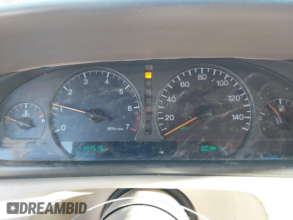 2001 Cadillac Eldorado Touring ETC z VIN 1G6ET12971B109319, wystawiony jako IAAI lot #41682779 z przebiegiem 147 515 mil mil oraz . Historia ofert i sprzedaży dostępna na DreamBid. Obrazek 7.