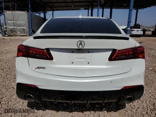 2018 Acura TLX w/A-SPEC Pkg with VIN 19UUB2F63JA000669, listed as a Copart auction lot 47323585 with 86,995 mi miles and Salvage Title. Bid and sale history available at carsss.com. Image 6.