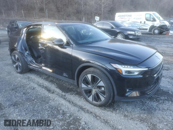 2024 Polestar 2 z VIN YSMFD3KA1RL222424, wystawiony jako Copart lot #47779655 z przebiegiem 8 575 mil mil oraz Szkoda całkowita • Salvage title. Historia ofert i sprzedaży dostępna na DreamBid. Obrazek 4.