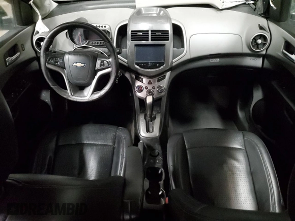 2014 Chevrolet Sonic LTZ with VIN 1G1JE5SB8E4213028, listed as a Copart auction lot 43561105 with 81,457 mi miles and Salvage Title. Bid and sale history available at carsss.com. Image 8.