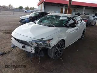2018 Nissan Maxima SR with VIN 1N4AA6AP1JC397613, listed as a IAAI auction lot 41557340 with 84,749 mi miles. Bid and sale history available at carsss.com. Image 2.