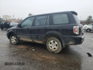 2006 Honda Pilot LX with VIN 2HKYF18106H541677, listed as a Copart auction lot 44237085 with 182,296 mi miles and Salvage Title. Bid and sale history available at DreamBid. Image 2.