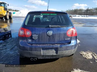 2008 Volkswagen Rabbit S with VIN WVWDA71K18W049594, listed as a Copart auction lot 43932295 with 59,293 mi miles and Salvage Title. Bid and sale history available at carsss.com. Image 6.