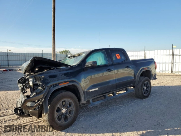 2023 GMC Canyon 4WD Elevation with VIN 1GTP6BEK4P1194765, listed as a Copart auction lot 71030833 with 0 mi miles and Salvage Title. Bid and sale history available at carsss.com. Image 1.