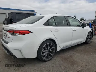 2021 Toyota Corolla SE with VIN JTDS4MCE1MJ081019, listed as a Copart auction lot 54340655 with 26,882 mi miles and Salvage Title. Bid and sale history available at carsss.com. Image 3.