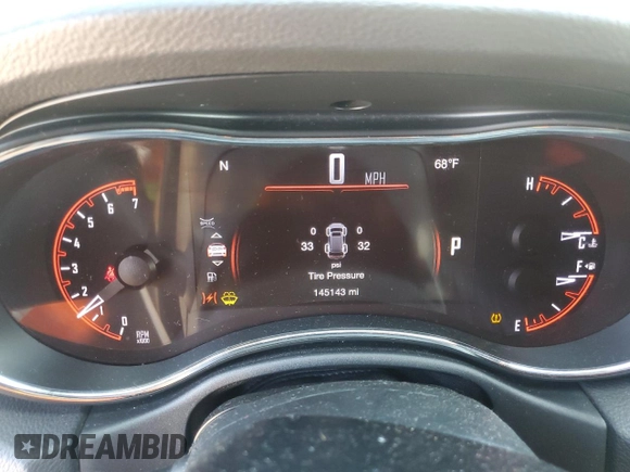 2017 Dodge Durango GT with VIN 1C4RDHDG8HC659746, listed as a Copart auction lot 56131335 with 145,143 mi miles and Salvage title. Bid and sale history available at DreamBid. Image 9.