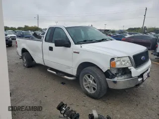 2005 Ford F-150 XL with VIN 1FTRF14555NB56692, listed as a Copart auction lot 72361864 with 216,919 mi miles and Clean title. Bid and sale history available at DreamBid. Image 4.