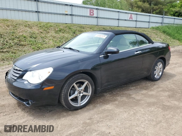 2008 Chrysler Sebring Limited with VIN 1C3LC65M08N676311, listed as a Copart auction lot 58953125 with 157,212 mi miles and Clean title. Bid and sale history available at DreamBid. Image 1.