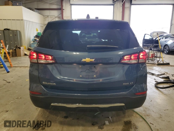 2024 Chevrolet Equinox LT with VIN 3GNAXUEG0RL346621, listed as a Copart auction lot 53759735 with 15,796 mi miles and Clean Title. Bid and sale history available at carsss.com. Image 6.