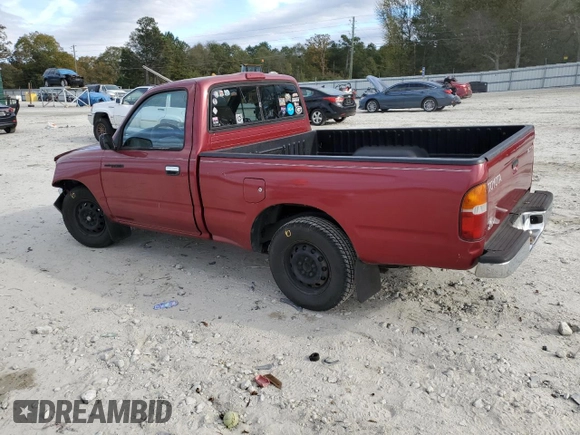 1998 Toyota Tacoma with VIN 4TANL42N8WZ022826, listed as a Copart auction lot 80758414 with 191,457 mi miles and Salvage Title. Bid and sale history available at carsss.com. Image 2.