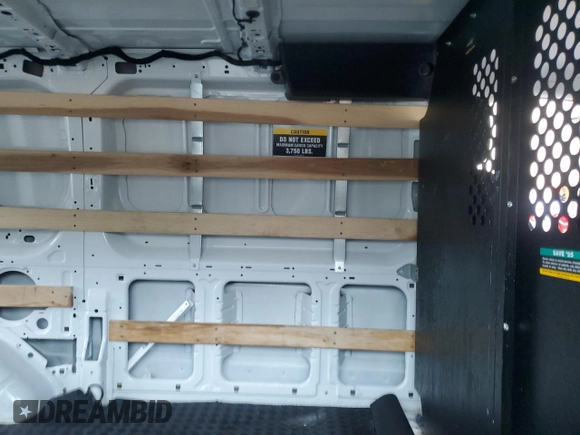 2024 Ford Transit Cargo with VIN 1FTBR1Y89RKA33854, listed as a Copart auction lot 50017425 with 10,491 mi miles and Clean Title. Bid and sale history available at DreamBid. Image 11.