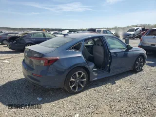 2025 Honda Civic Sedan Hybrid Sport with VIN 2HGFE4F87SH311473, listed as a Copart auction lot 50049975 with 2,230 mi miles and Salvage Title. Bid and sale history available at carsss.com. Image 3.