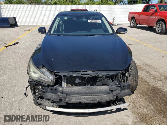 2015 Infiniti Q50 Premium с VIN JN1BV7AR6FM406899, выставлен на аукционе Copart как лот 57486625 с пробегом 222 030 миль миль и Списание • Salvage title. История ставок и продаж доступна на DreamBid. Изображение 5.