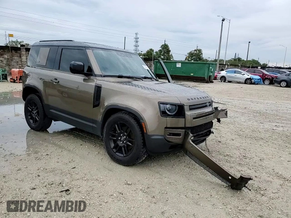 2023 Land Rover Defender S with VIN SALEJ6EX3P2121687, listed as a Copart auction lot 89240485 with 55,726 mi miles and Non repairable. Bid and sale history available at DreamBid. Image 11.