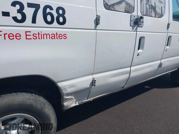 2009 Ford Econoline Cargo Commercial with VIN 1FTNE14W79DA87218, listed as a IAAI auction lot 42112009 with 486,773 mi miles and . Bid and sale history available at DreamBid. Image 6.