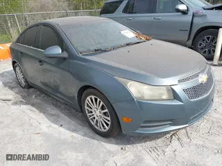 2012 Chevrolet Cruze ECO with VIN 1G1PJ5SC7C7325474, listed as a IAAI auction lot 41896726 with 161,689 mi miles. Bid and sale history available at carsss.com. Image 1.