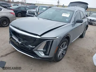 2024 Cadillac LYRIQ Luxury with VIN 1GYKPRRK9RZ105958, listed as a IAAI auction lot 41583308 with 20,235 mi miles. Bid and sale history available at carsss.com. Image 2.