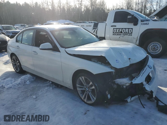 2017 BMW 3 Series 330i xDrive with VIN WBA8D9G57HNU58479, listed as a Copart auction lot 45282765 with Not Provided miles and Salvage Title. Bid and sale history available at carsss.com. Image 4.