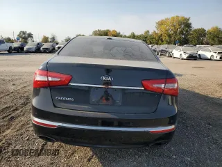 2015 Kia Cadenza Premium with VIN KNALN4D75F5188665, listed as a Copart auction lot 74583834 with 132,377 mi miles and Salvage Title. Bid and sale history available at carsss.com. Image 6.