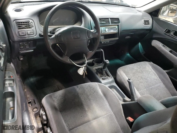 2000 Honda Civic EX with VIN 1HGEJ8141YL007859, listed as a Copart auction lot 52231555 with 169,254 mi miles and Salvage Title. Bid and sale history available at carsss.com. Image 8.