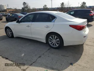 2015 Infiniti Q50 Premium with VIN JN1BV7AP5FM338254, listed as a Copart auction lot 43929335 with 119,056 mi miles and Salvage title. Bid and sale history available at DreamBid. Image 2.