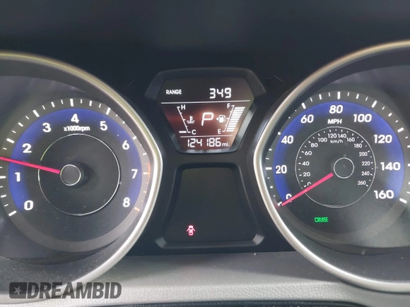 2014 Hyundai Elantra SE with VIN 5NPDH4AE1EH470964, listed as a IAAI auction lot 41916840 with 124,186 mi miles and . Bid and sale history available at DreamBid. Image 7.