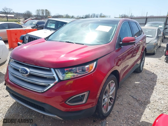 2017 Ford Edge Titanium with VIN 2FMPK4K85HBB14729, listed as a IAAI auction lot 41846242 with 129,280 mi miles. Bid and sale history available at carsss.com. Image 18.