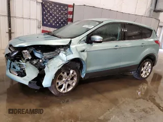 2013 Ford Escape SEL with VIN 1FMCU9H95DUD41283, listed as a Copart auction lot 60228855 with 136,156 mi miles and Salvage title. Bid and sale history available at DreamBid. Image 1.