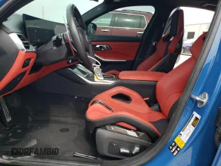 2023 BMW M3 Competition xDrive with VIN WBS43AY07PFP17918, listed as a Copart auction lot 58379405 with 11,581 mi miles and Salvage title. Bid and sale history available at DreamBid. Image 7.