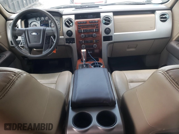 2009 Ford F-150 XL with VIN 1FTPW14V09FB25728, listed as a Copart auction lot 61993255 with 342,183 mi miles and Salvage title. Bid and sale history available at DreamBid. Image 8.