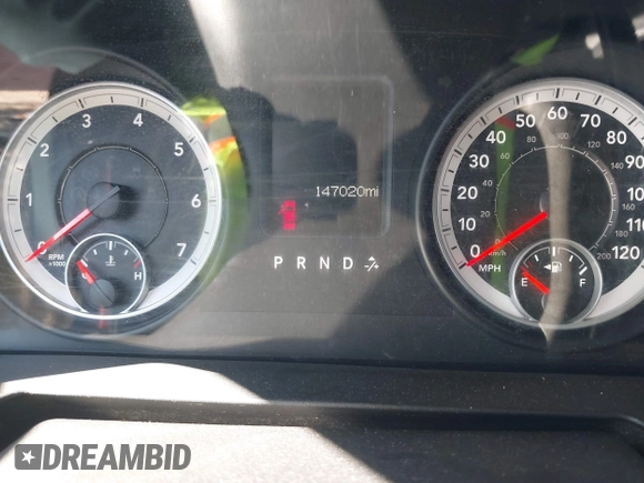 2013 Ram 1500 Express with VIN 1C6RR6FT2DS563098, listed as a IAAI auction lot 42520411 with 147,020 mi miles and . Bid and sale history available at DreamBid. Image 7.