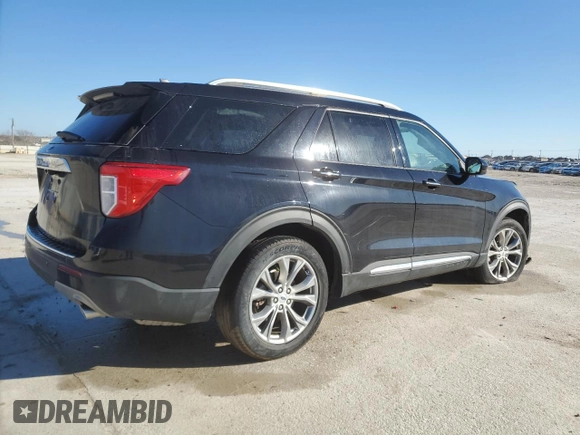 2022 Ford Explorer Limited with VIN 1FMSK7FH5NGA79510, listed as a Copart auction lot 43664285 with 41,095 mi miles and Salvage Title. Bid and sale history available at carsss.com. Image 3.