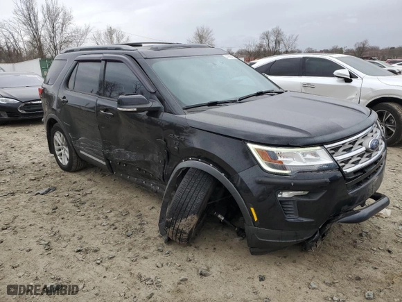 2018 Ford Explorer XLT with VIN 1FM5K8DH8JGA10942, listed as a Copart auction lot 47866425 with 92,997 mi miles and Salvage Title. Bid and sale history available at carsss.com. Image 4.