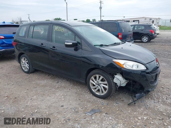 2015 Mazda 5 Sport with VIN JM1CW2BL2F0190990, listed as a IAAI auction lot 42532210 with 98,528 mi miles and . Bid and sale history available at DreamBid. Image 1.