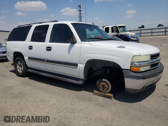 2005 Chevrolet Suburban LS with VIN 3GNEC16Z25G104721, listed as a Copart auction lot 55809235 with 236,590 mi miles and Salvage title. Bid and sale history available at DreamBid. Image 4.