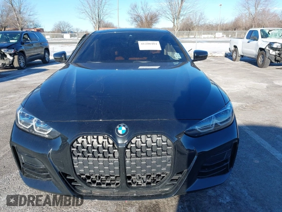 2021 BMW 4 Series M440i xDrive with VIN WBA13AR0XMCF50380, listed as a IAAI auction lot 41200404 with 26,102 mi miles and . Bid and sale history available at DreamBid. Image 12.